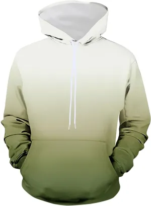 Muscularfit Sweatshirts for Men Big and Tall Long Sleeve Drawstring Hooded Pullover Casual Gradient Color Hoodies With Pocket