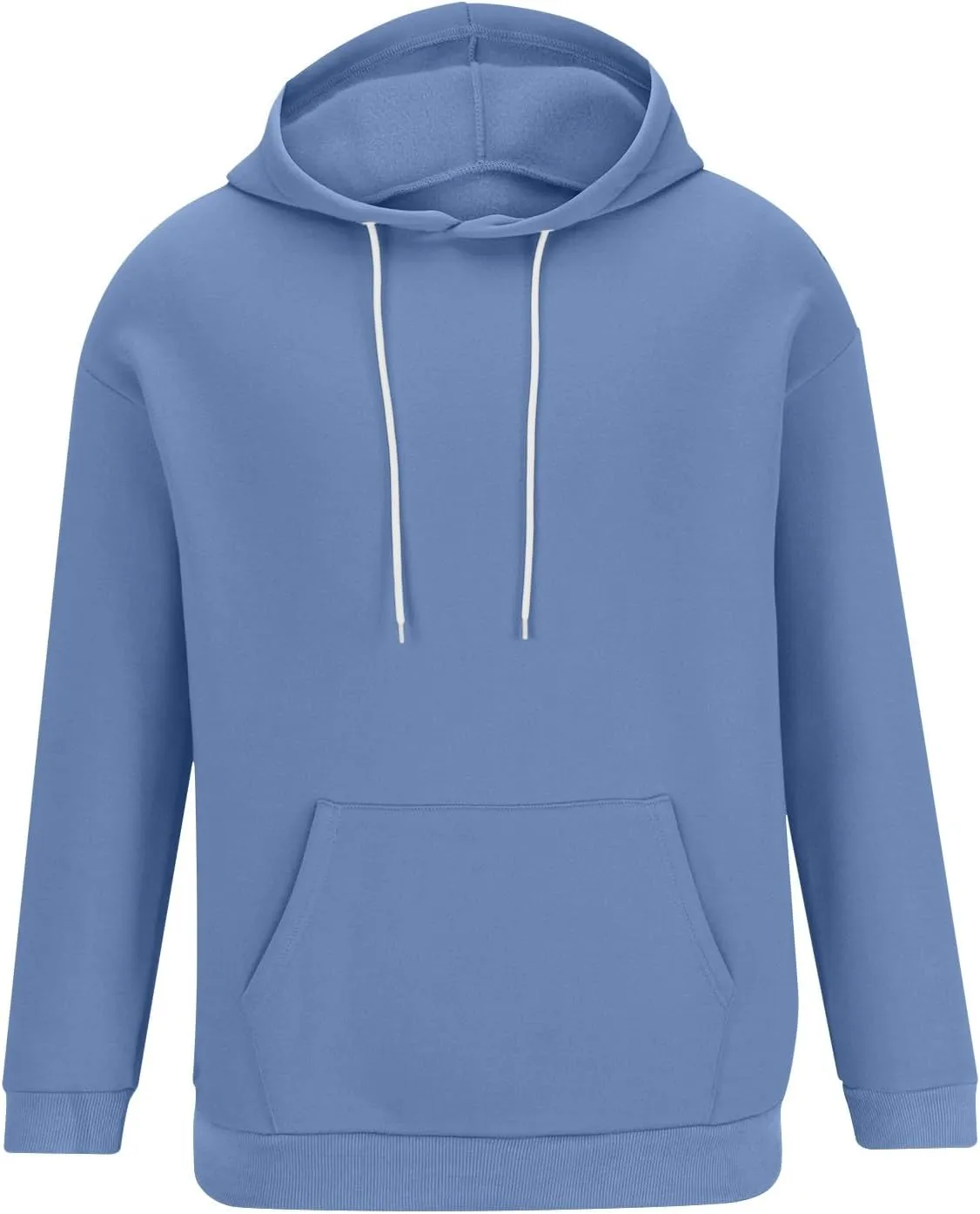 Muscularfit Sweatshirts for Men Fall Fashion Drawstring Long Sleeve Hooded Pullover Casual Stylish Lightweight Athletic Shirt