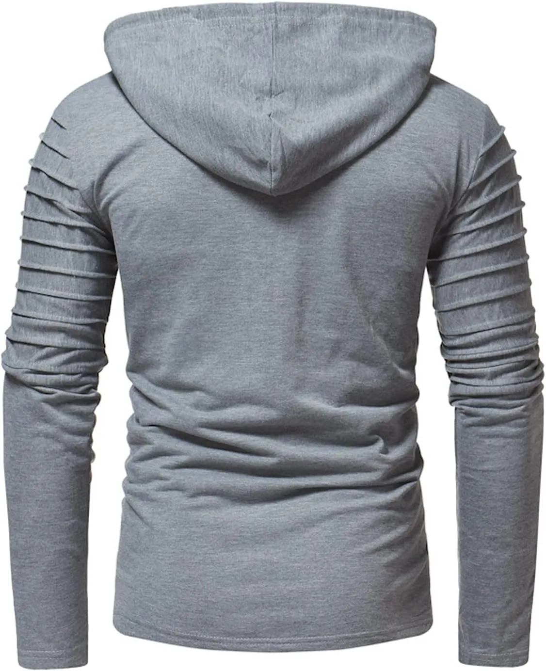 Muscularfit Zip Up Hoodie Men Loose Fit Workout Sport Sweatshirts Drawstring Long Sleeve Solid Shirts Fall Fashion Coat 2023