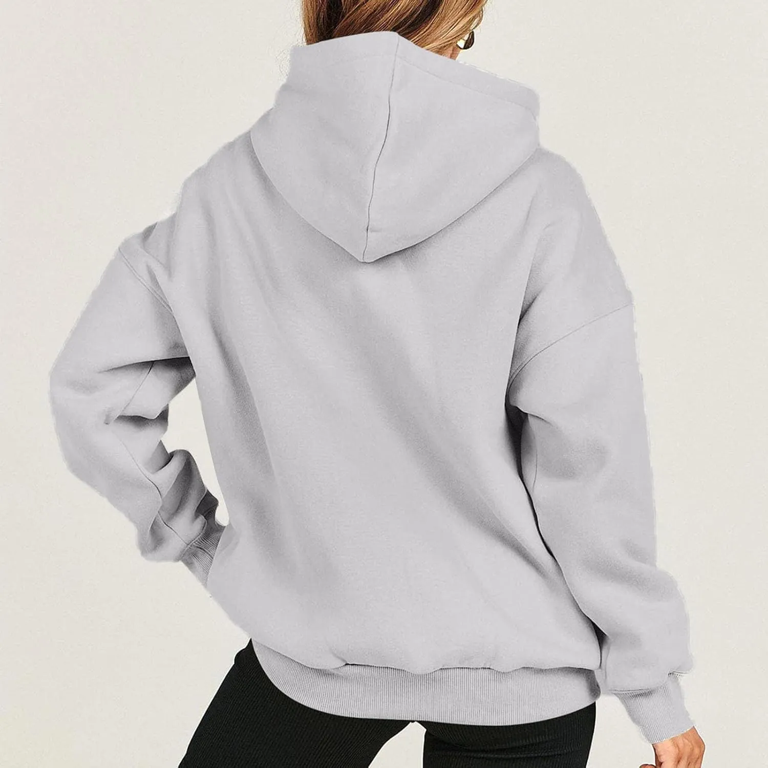 Oversized Long Sleeve Hoodies Sweatshirts For Women 2023 Trendy Fall Outfits Casual Hooded Pullover Tops With Hood
