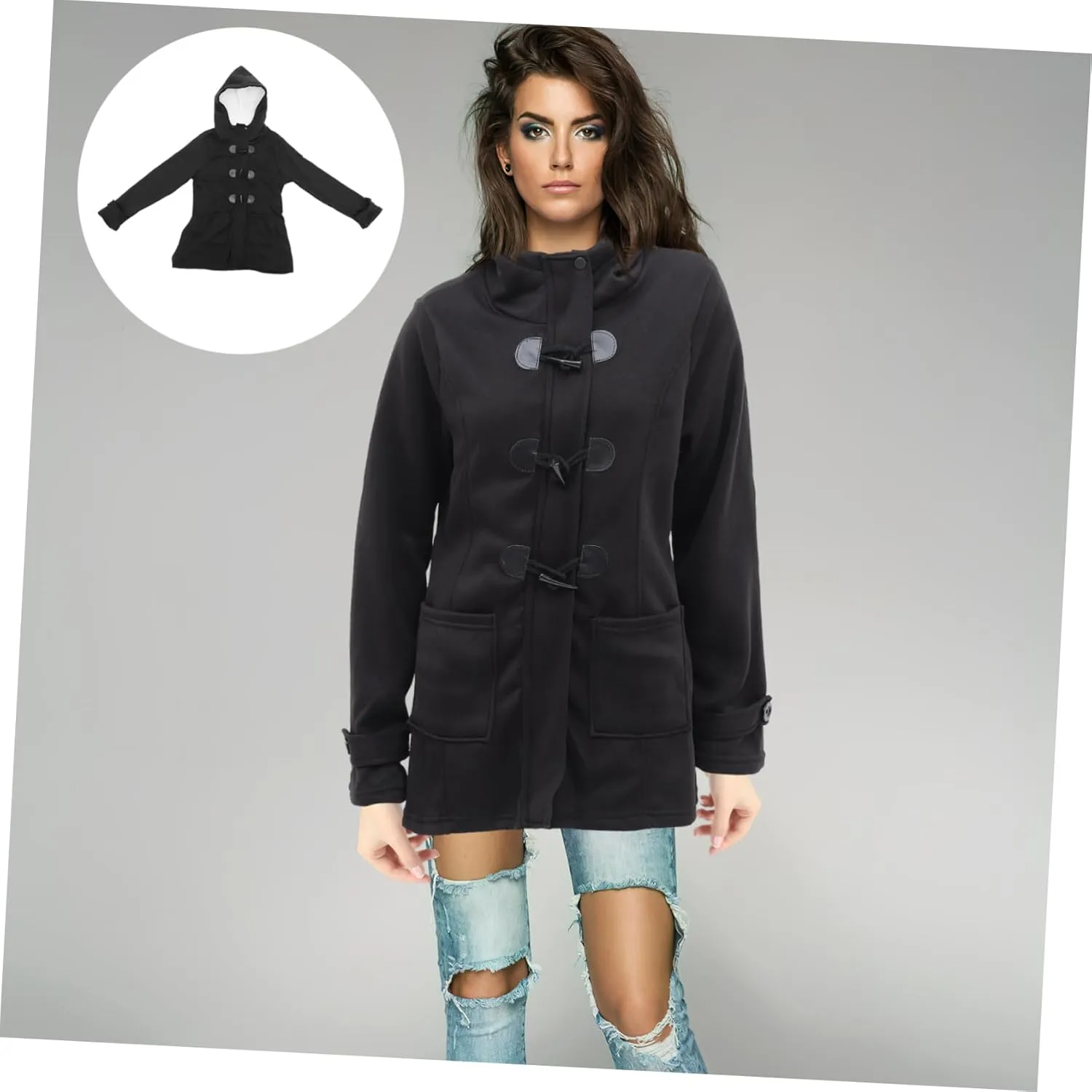 Pea Coats for Women Long Pea Coat Pea Jacket Wool Pea Coat