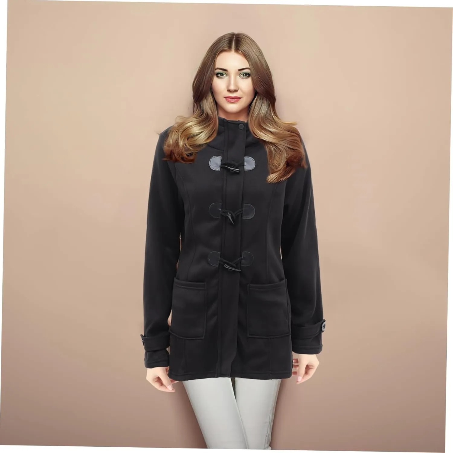 Pea Coats for Women Long Pea Coat Pea Jacket Wool Pea Coat