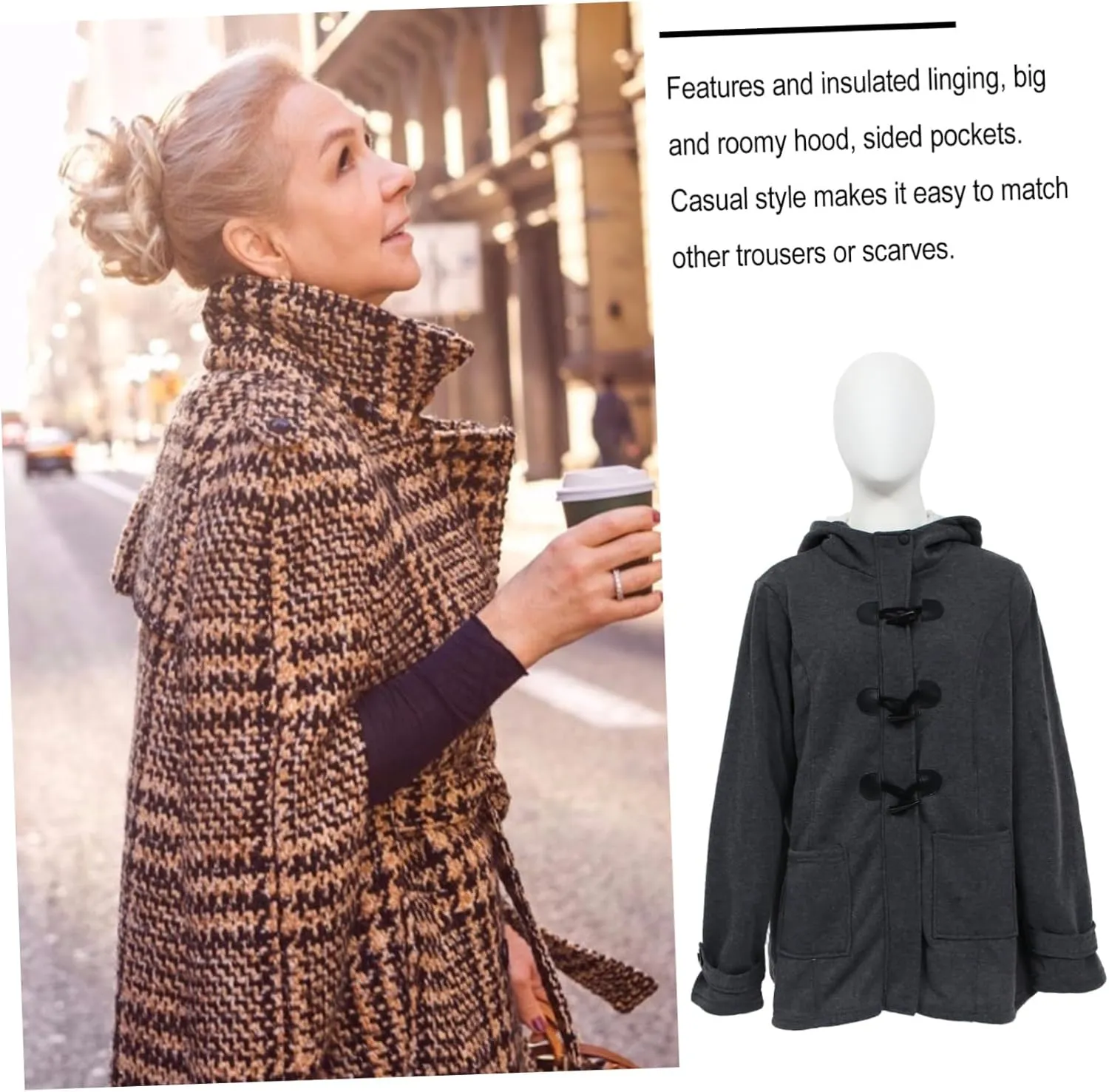 Pea Coats for Women Long Pea Coat Pea Jacket Wool Pea Coat