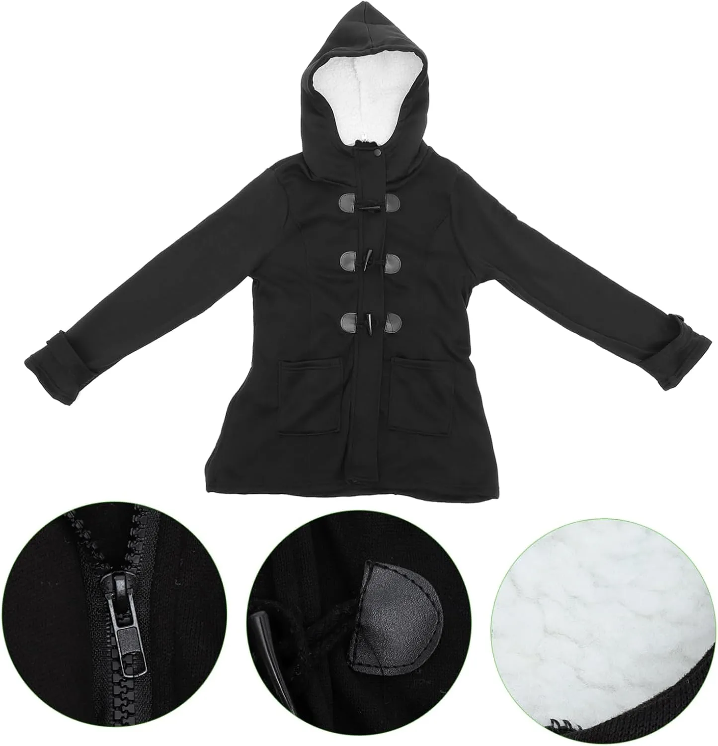 Pea Coats for Women Long Pea Coat Pea Jacket Wool Pea Coat