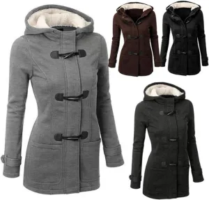 Pea Coats for Women Pea Jacket Long Pea Coat Wool Pea Coat Leather Buckle Classic