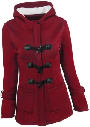 Pea Coats for Women Pea Jacket Long Pea Coat Wool Pea Coat Leather Buckle Classic