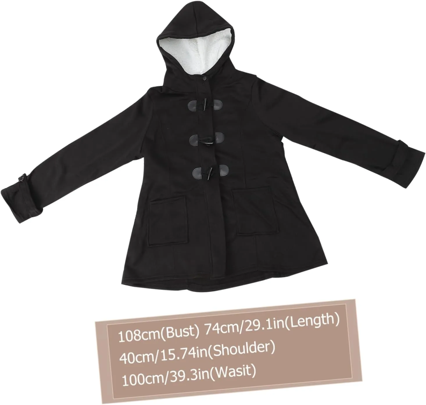 Pea Jacket Peas Pea Coats for Women Wool Pea Coat Cotton Coat Long