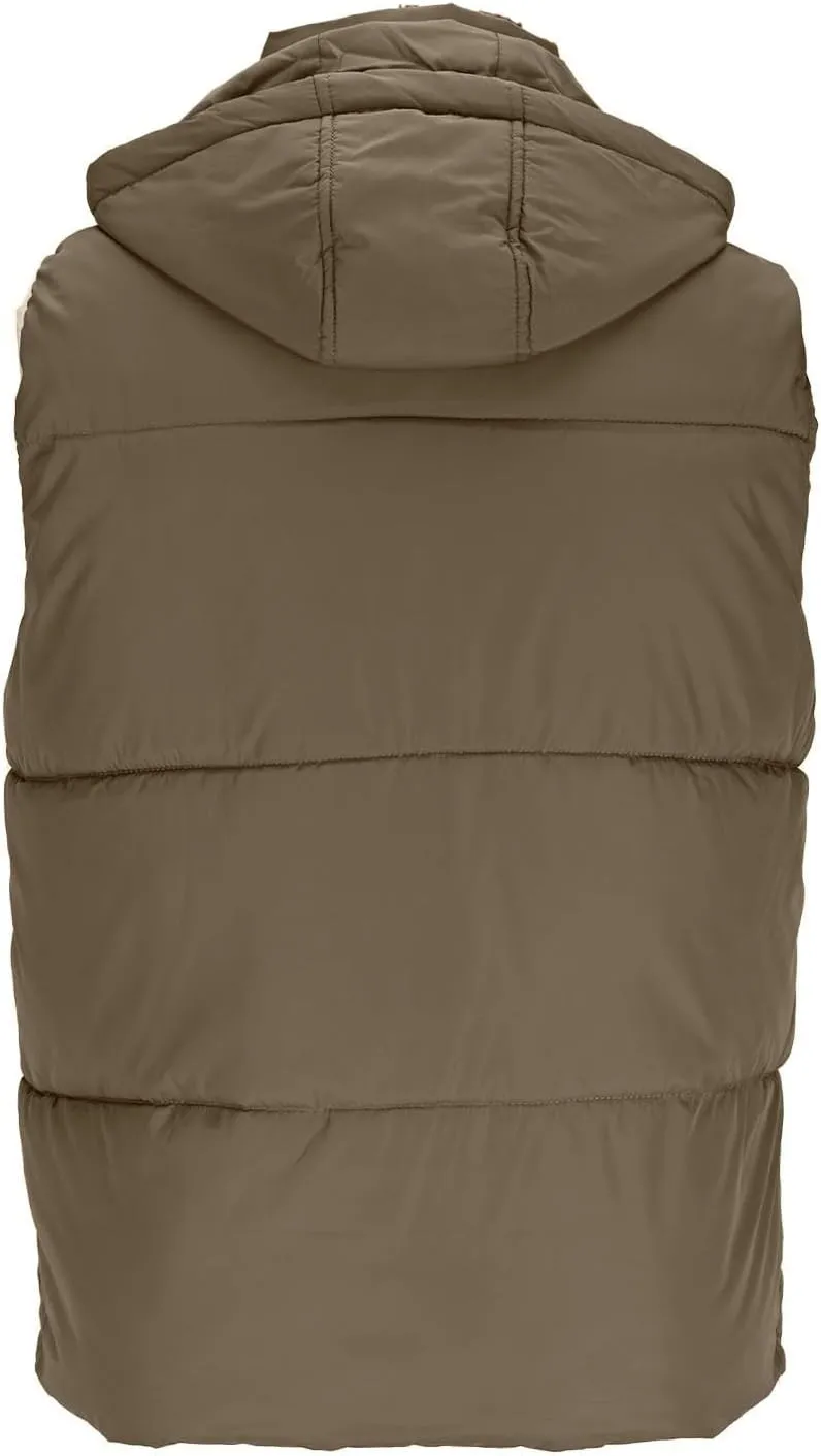 Puffer Vest Men Tactical utility Sleeveless Jacket Fashion Hooded Quilted Vests Winter Outdoor Softshell Thermal Outerwear