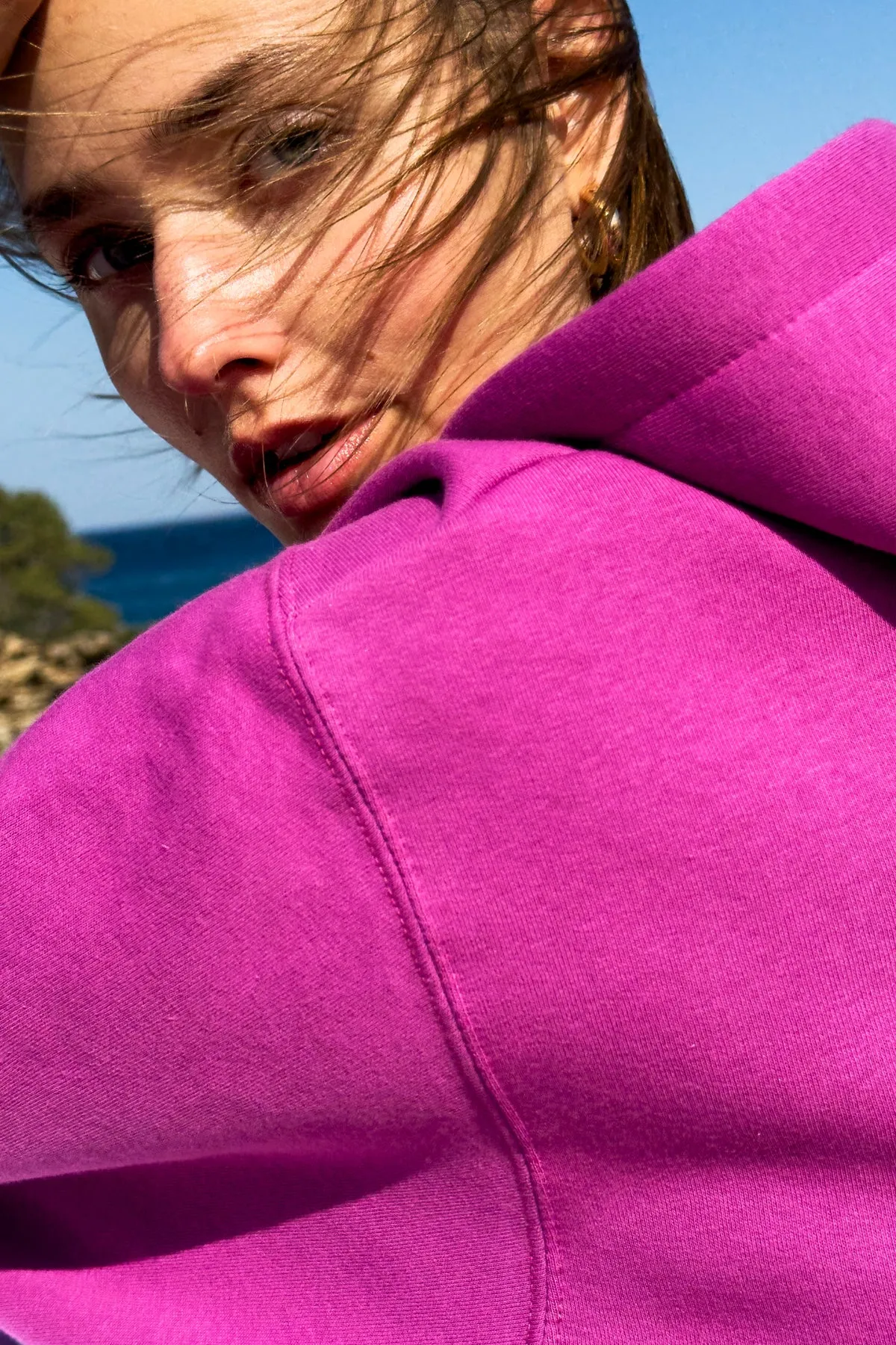 "Ksipna Ftasame" Orchid Purple Hoodie 𝗢𝗻𝗲 𝗦𝗶𝘇𝗲