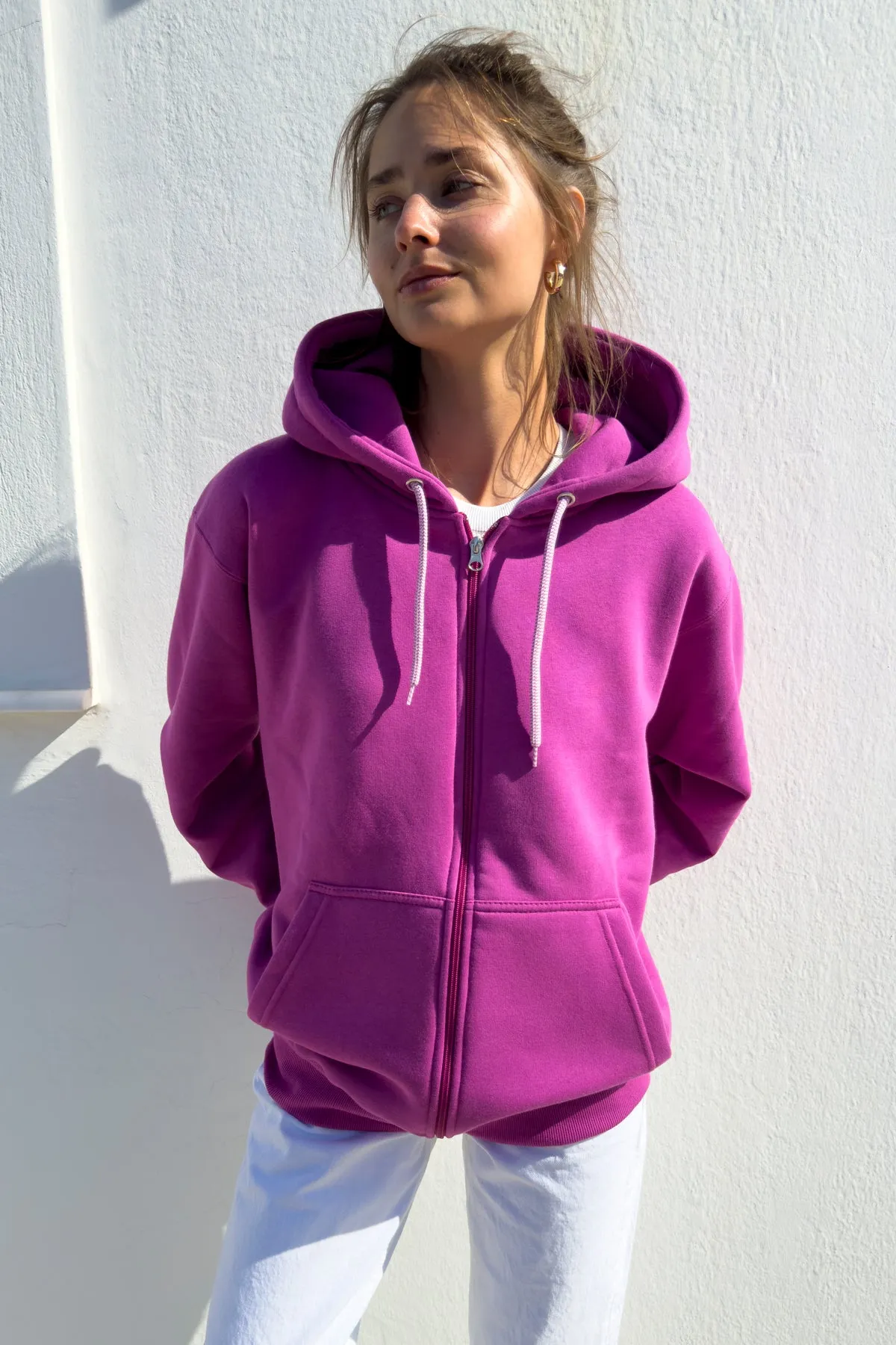 "Ksipna Ftasame" Orchid Purple Hoodie 𝗢𝗻𝗲 𝗦𝗶𝘇𝗲