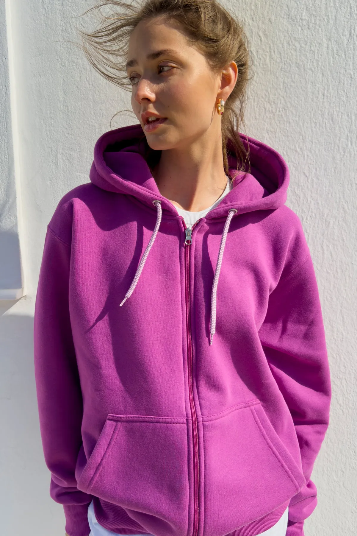 "Ksipna Ftasame" Orchid Purple Hoodie 𝗢𝗻𝗲 𝗦𝗶𝘇𝗲