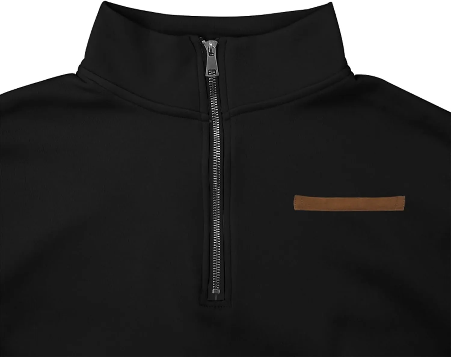 RTTUIOP Mens 1/4 Zip Pullover Fleece Western Sweaters Work Pullover Long Sleeve Solid Warm V Neck Quarter Zip Pullovers