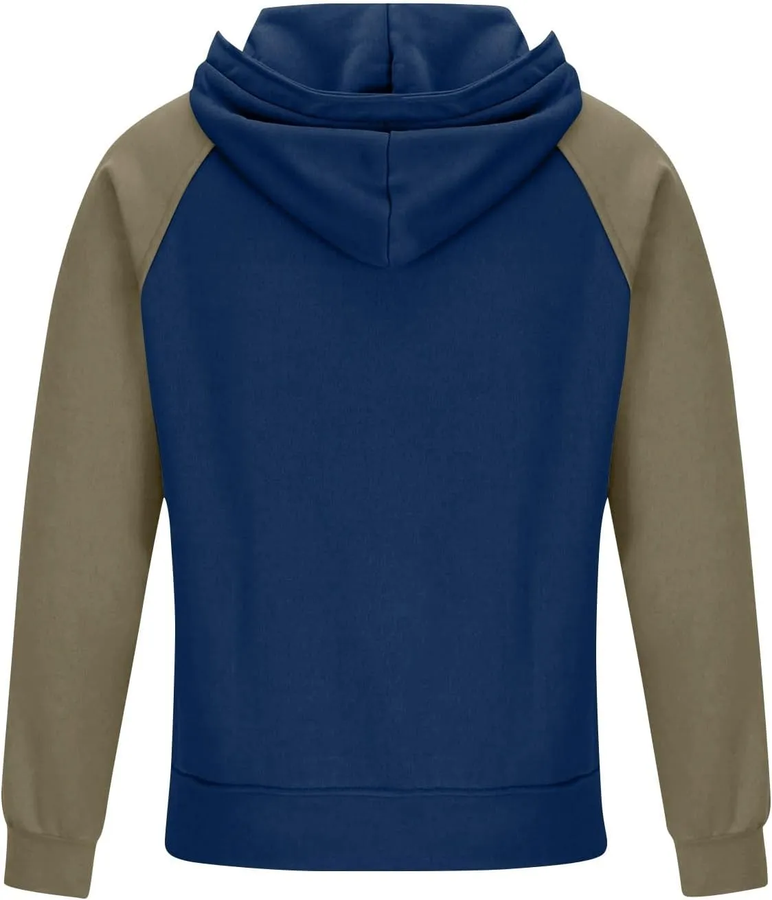 RTTUIOP Mens Jacket Full Zip Up Hooded Long Sleeve Lightweight Sweatshirt Solid Color Warm Jacket with Pockets