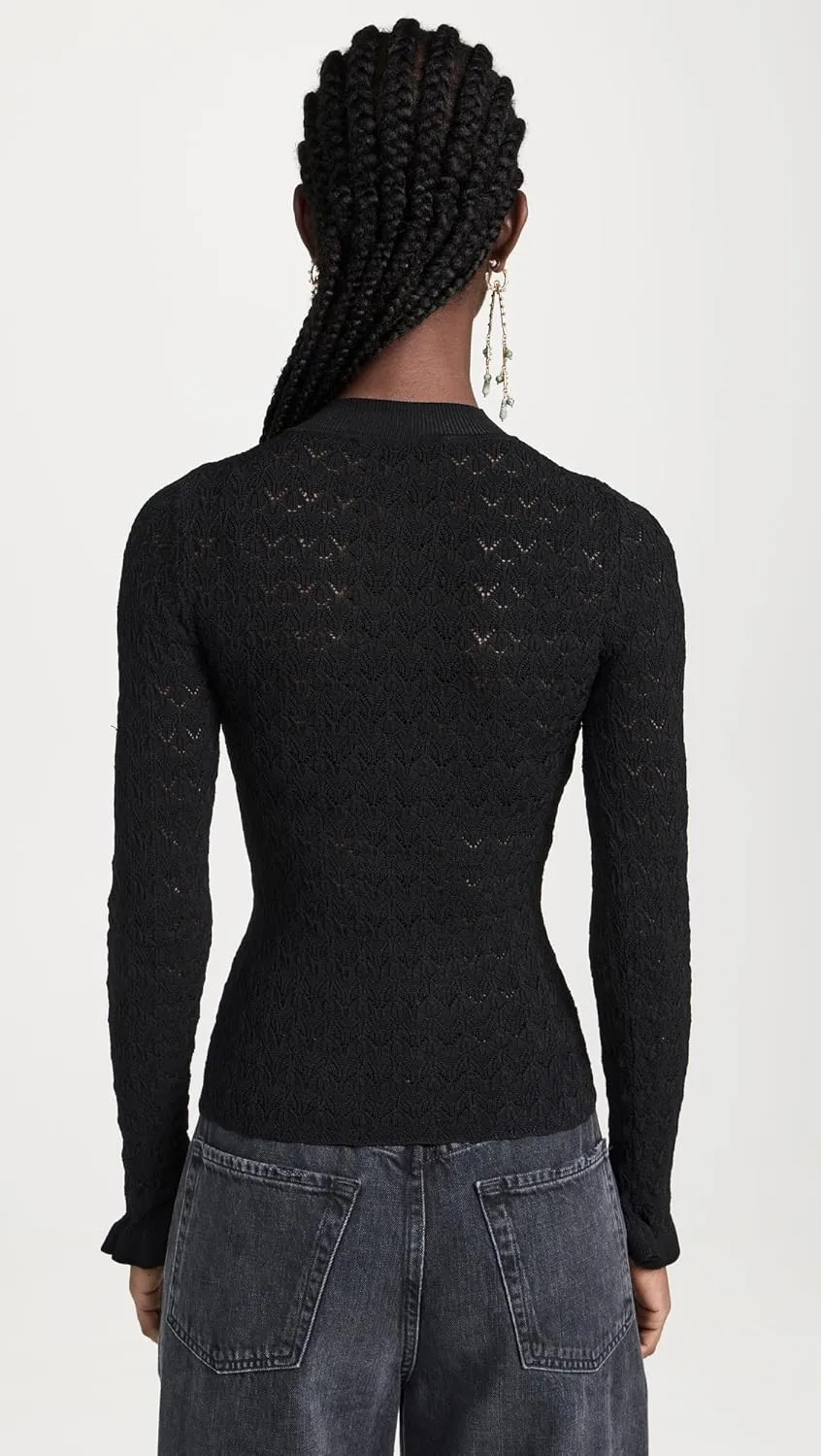 Sea Women's Rue Fine Knit Gauge Knit High Neck Sweater