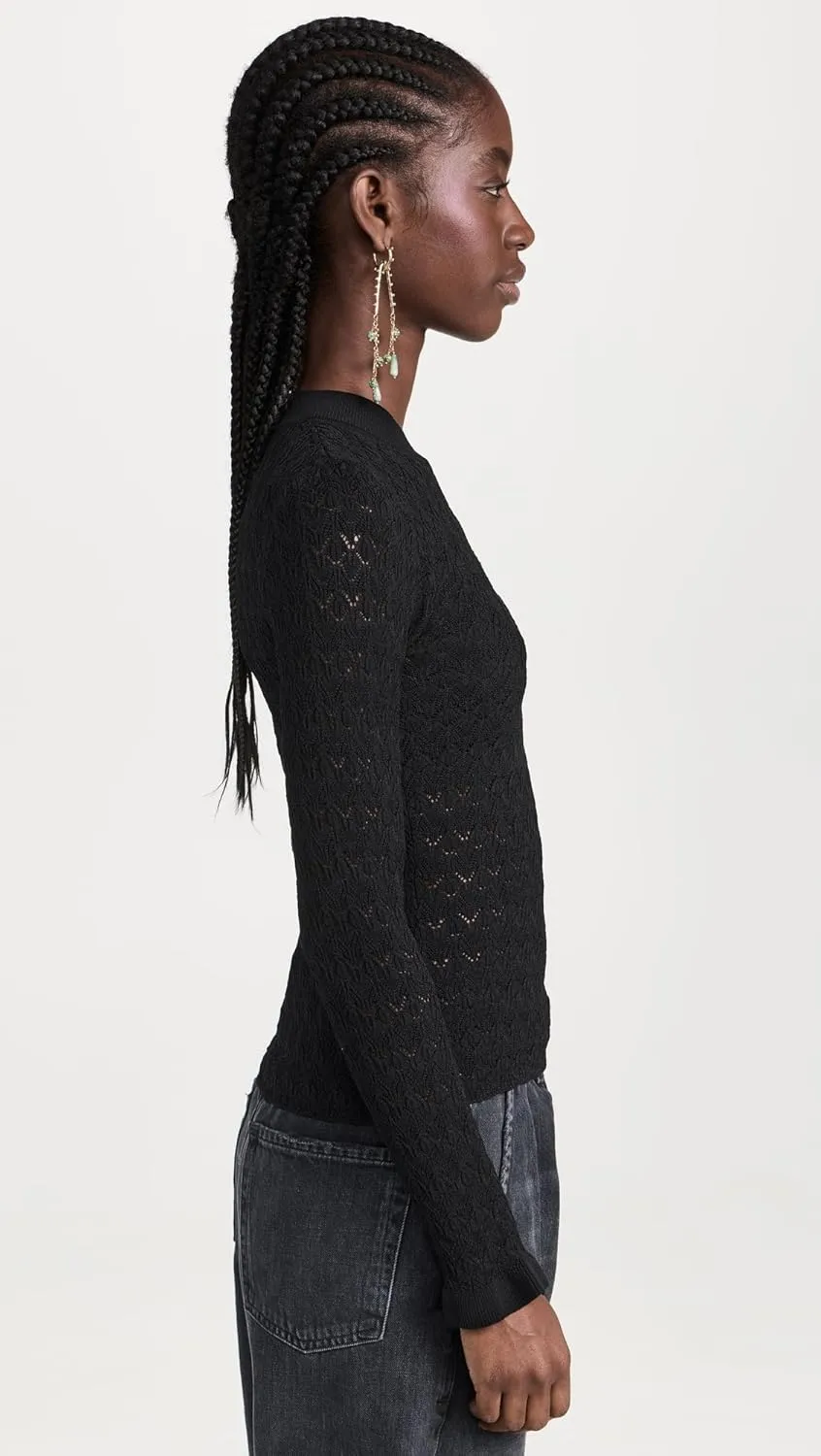 Sea Women's Rue Fine Knit Gauge Knit High Neck Sweater