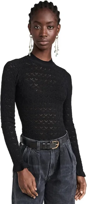 Sea Women's Rue Fine Knit Gauge Knit High Neck Sweater