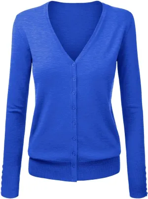 SHAOBGE Lightweight Summer Cardigan Women's V Neck Cardigan Sweater Plus Jacket Solid Color Knitted Womens Fall