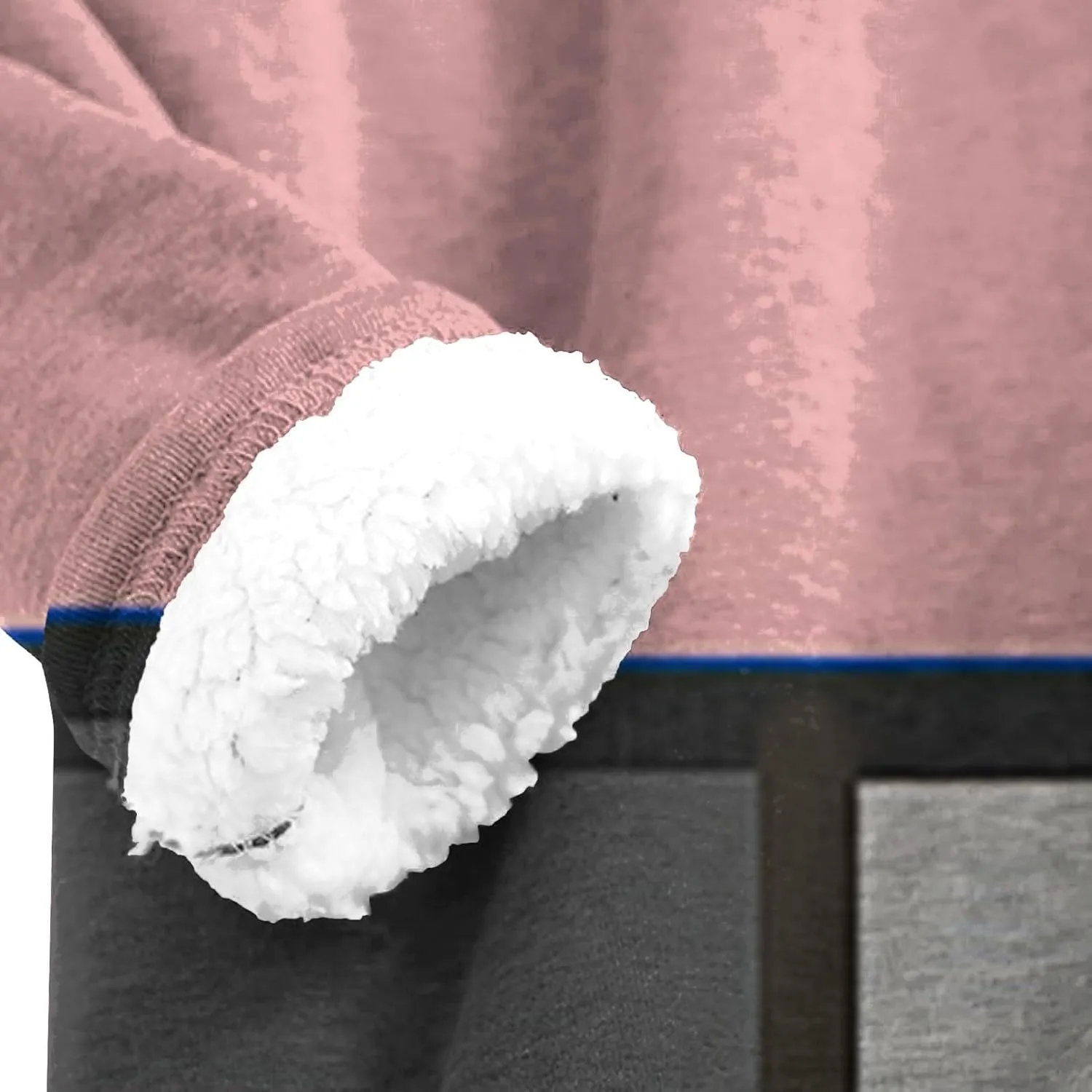 Sherpa Lined Sweatshirt Women Fleece Crewneck Shirts Long Sleeve Graphic Pullover Sweater Fall Thermal Thick Top