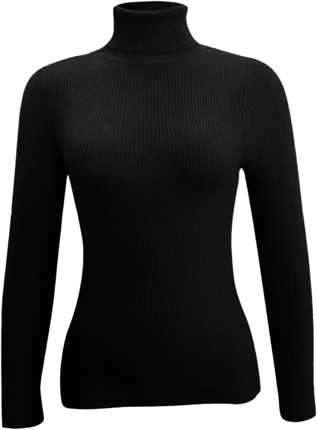 Short Slim Fit Sweater Women Turtle Neck Knit Top Lightweight Warm Sweater Long Sleeve Undershirt Top