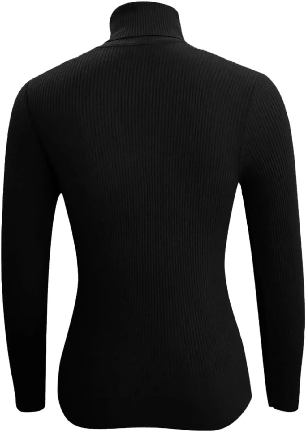 Short Slim Fit Sweater Women Turtle Neck Knit Top Lightweight Warm Sweater Long Sleeve Undershirt Top