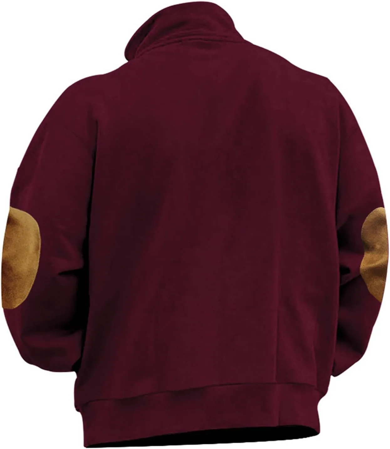 Solid Hoodie Pullover Sweater Men's Fashion Fall And Winter Casual Long Sleeve Half Zip Long Sleeve Sweatshirt Top