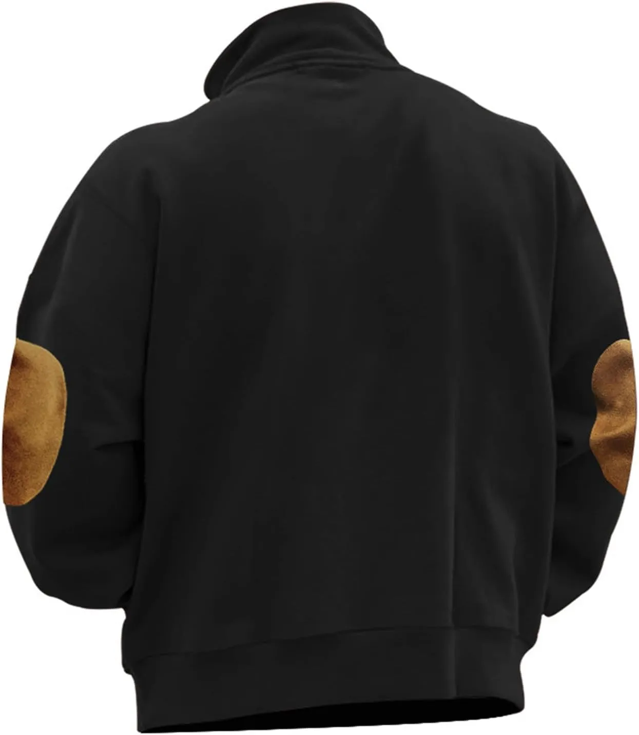 Solid Hoodie Pullover Sweater Men's Fashion Fall And Winter Casual Long Sleeve Half Zip Long Sleeve Sweatshirt Top