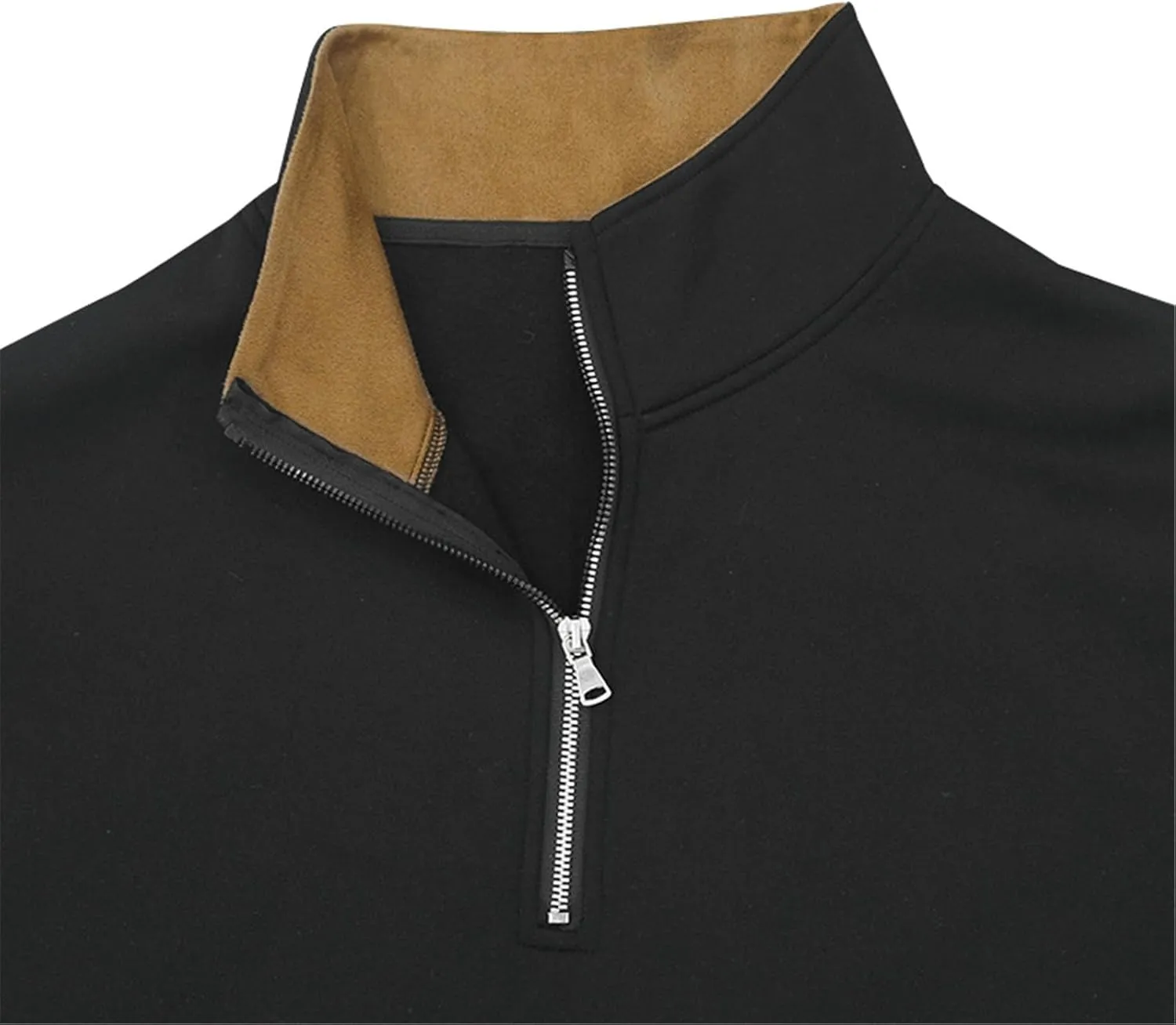 Solid Hoodie Pullover Sweater Men's Fashion Fall And Winter Casual Long Sleeve Half Zip Long Sleeve Sweatshirt Top