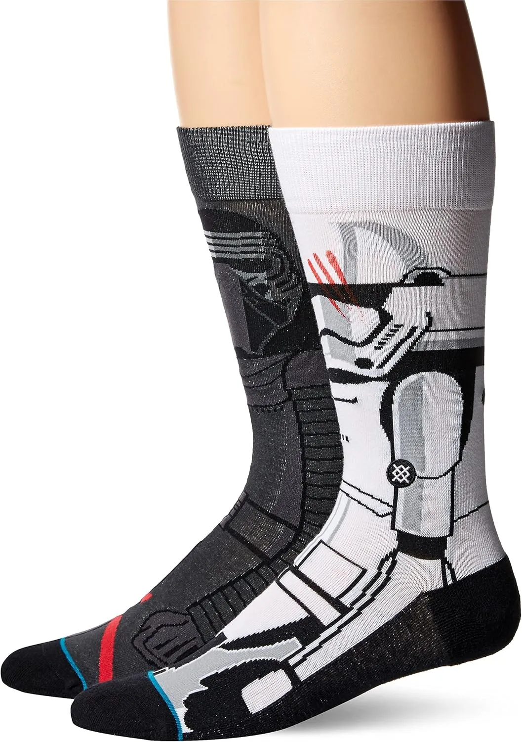 Star Wars Men's Disturbance Crew Sock, Grey, L