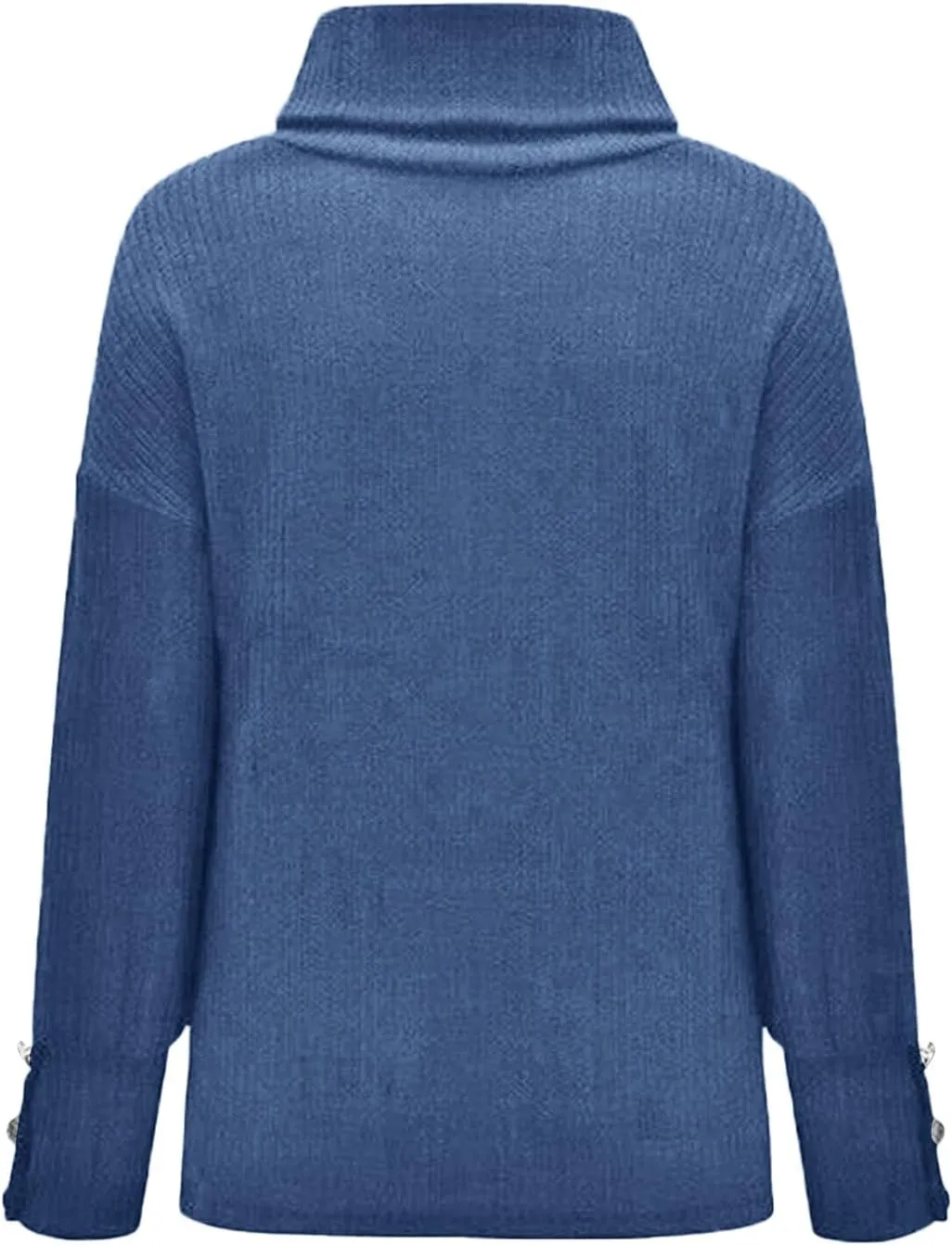 Sweaters for Women Trendy 2023 Fall Fashion Knitted Tops Plus Size Long Sleeve High Neck Pullover Sweaters