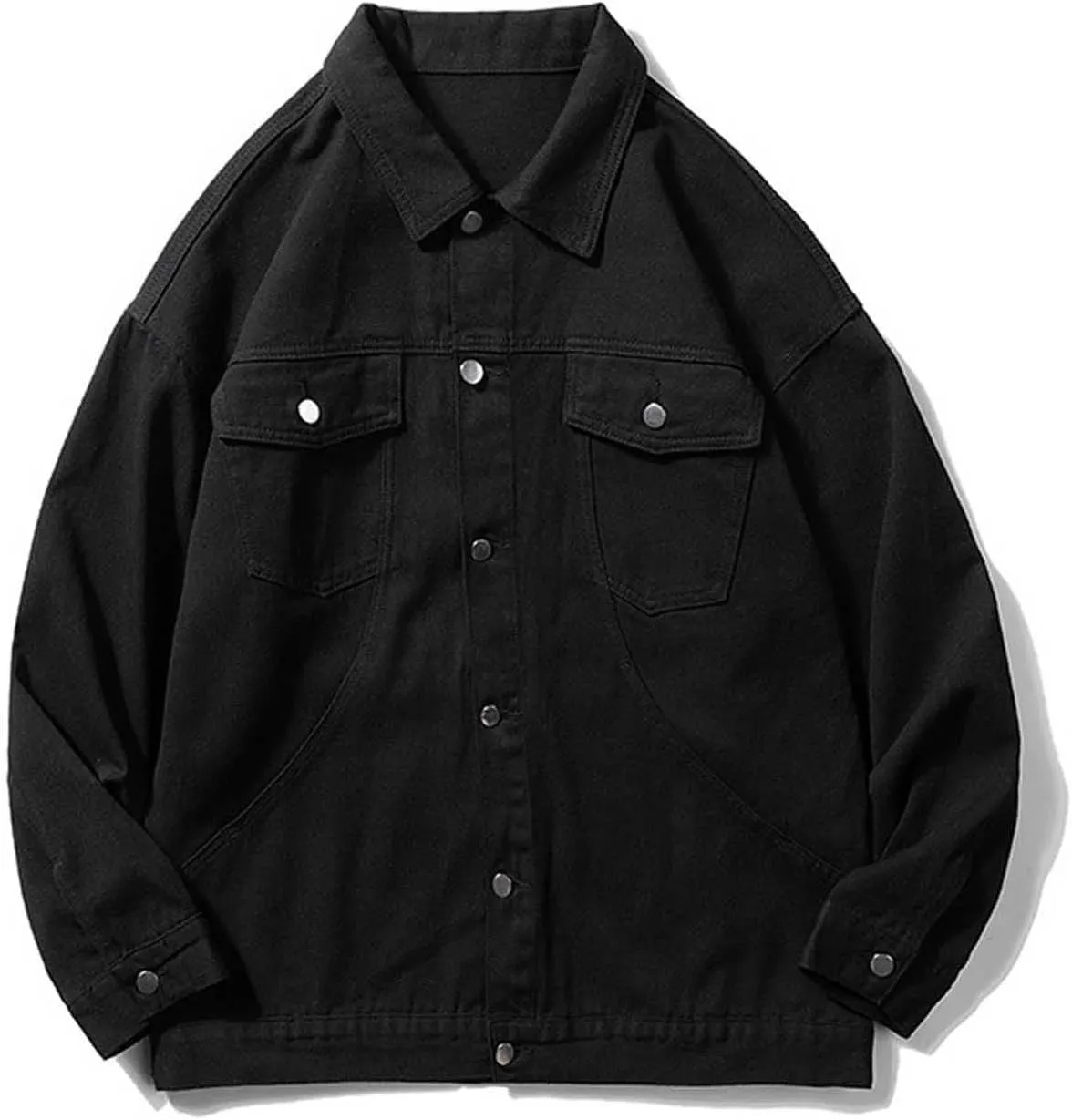 Turtle Neck Denim Coats for Man Winter Fall Long Sleeve Medieval Tie Dye Western Cardigan Jackets Coat Mens 2025