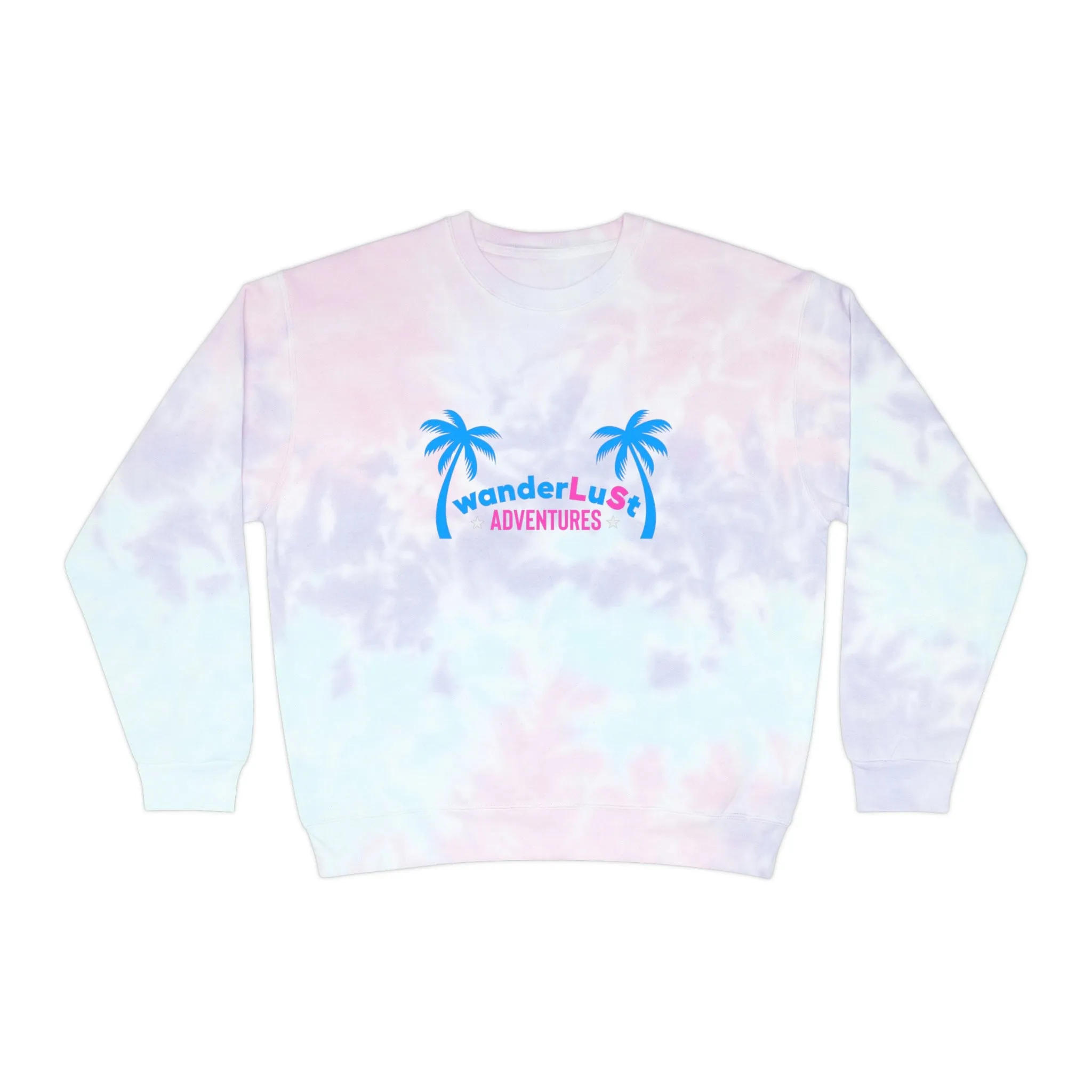 wanderLuSt ADVENTURES Unisex Tie-Dye Sweatshirt