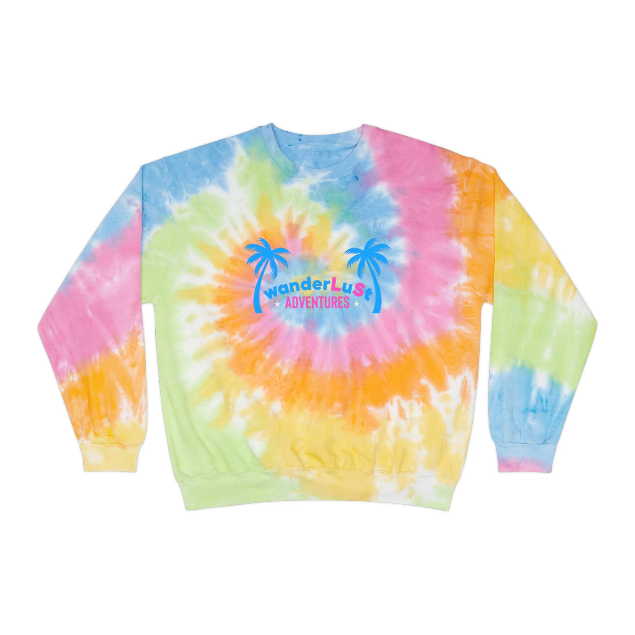 wanderLuSt ADVENTURES Unisex Tie-Dye Sweatshirt