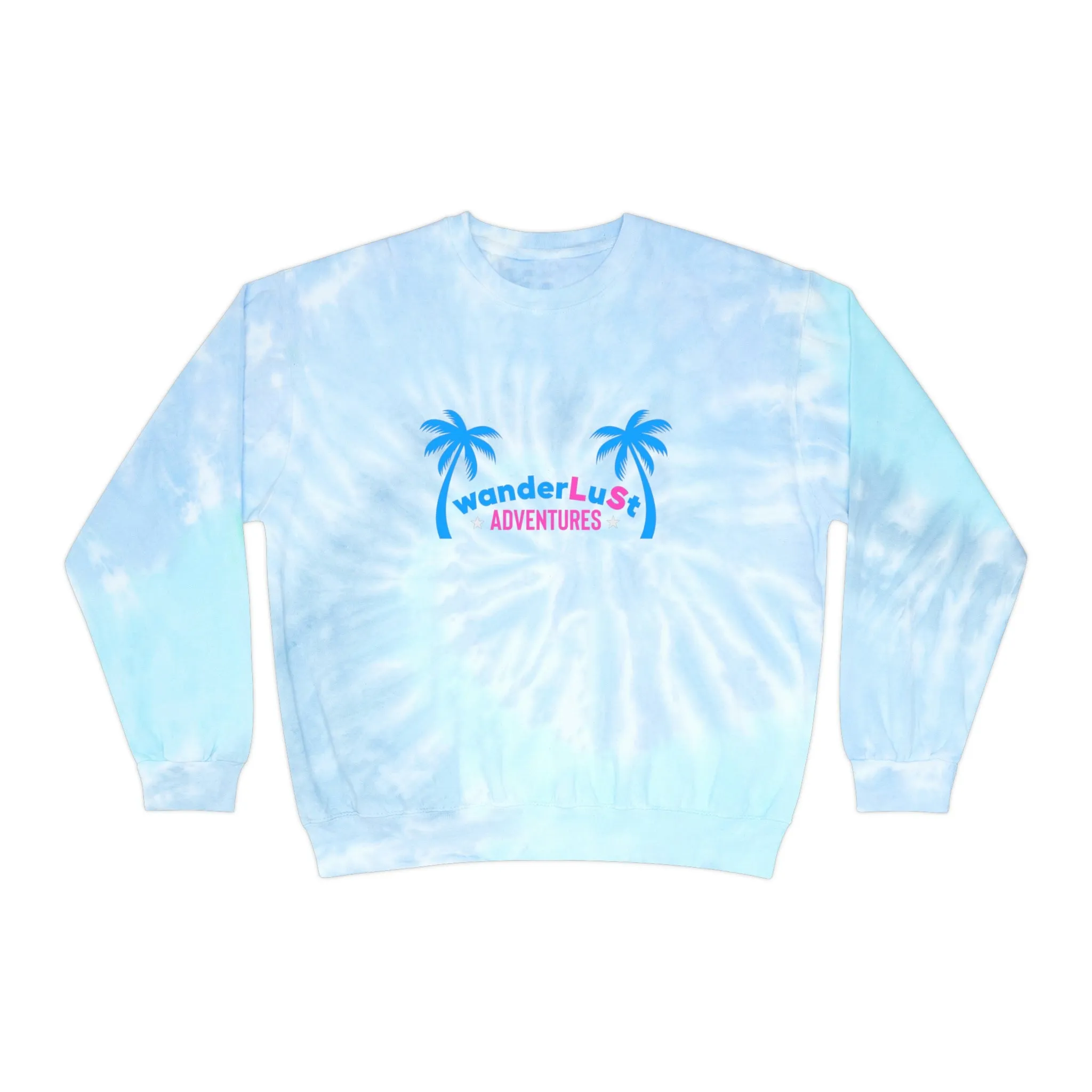 wanderLuSt ADVENTURES Unisex Tie-Dye Sweatshirt