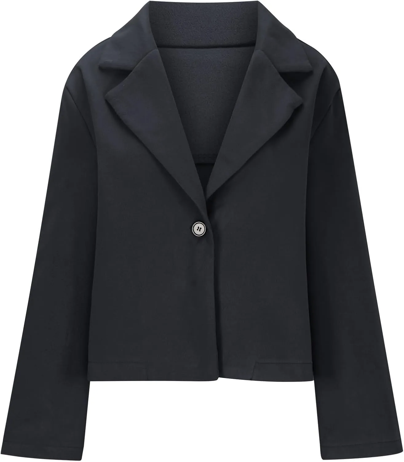 Winter Coats for Women 2024 Fashion Elegant Lapel Collar Cropped Peacoat Fall Warm Woolen Trench Coat Outerwear