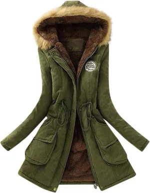 Winter Coats for Women Plus Size Quilted Puffer Down Jacket Warm Heavy Jackets Thickened Windproof Outerwear Fashion