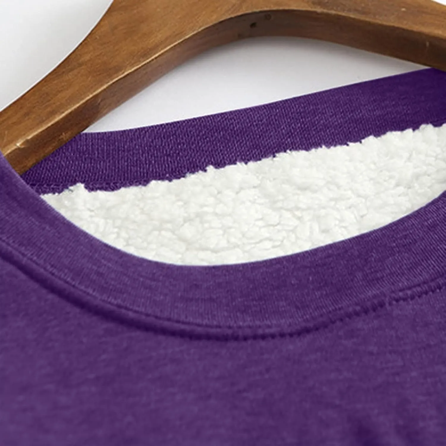 Winter Fleece Lined Warm Shirts for Women Solid Color Raglan Long Sleeve Crewneck Tunic Tees Casual Thermal Top