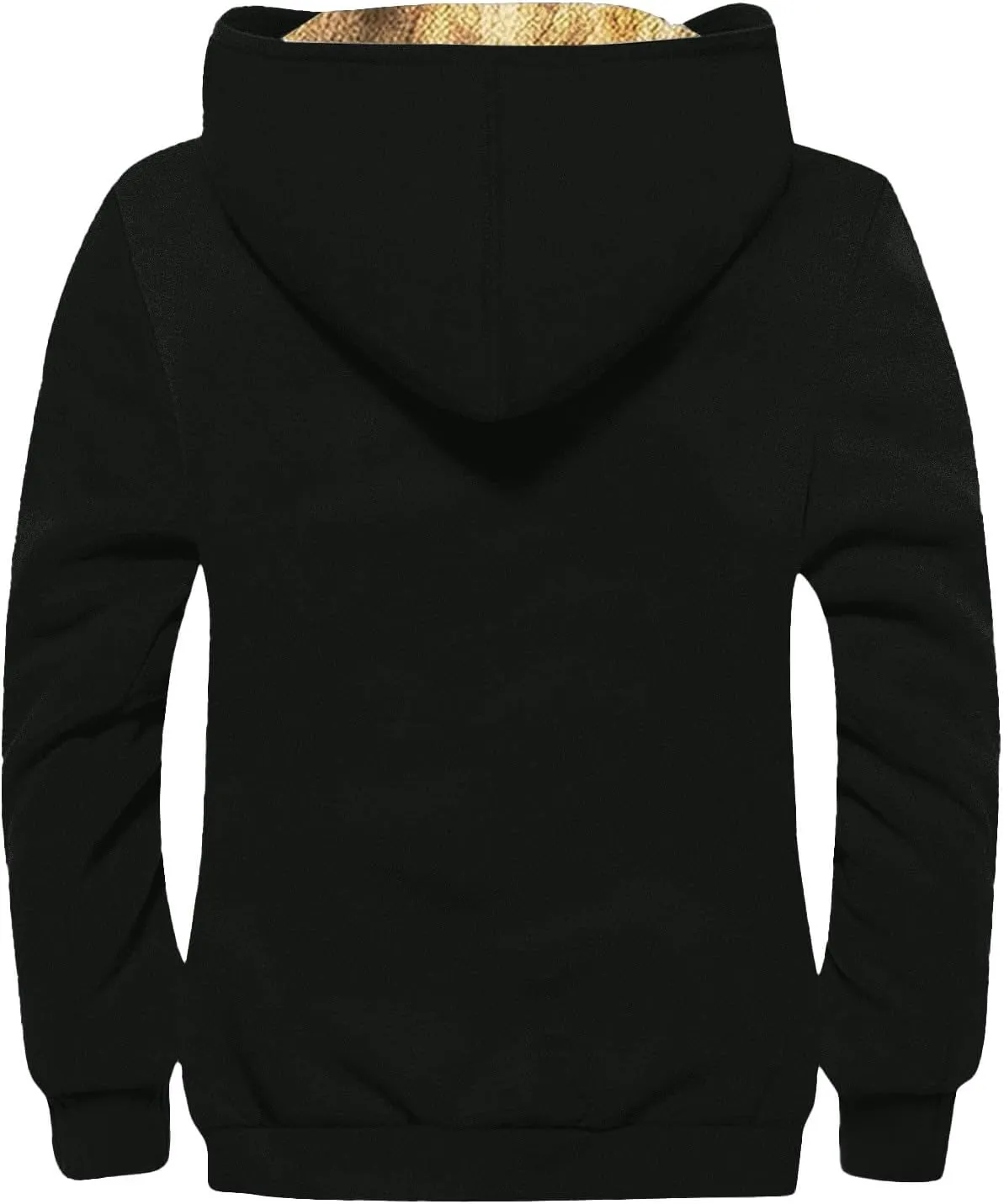 Winter Jackets for Men Heavyweight Sweatshirt Coat Hoodie Fleece Sherpa Lined Warm Jacket Zip Up Sweatshirt with Pockets