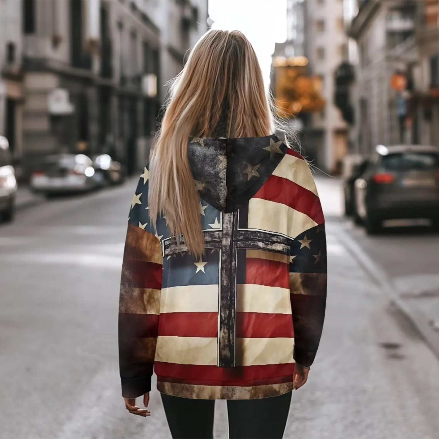 Women Hoodies Oversized Sweatshirts Hooded Pullover Sweater Long Sleeve Fall Winter Fashion Outfits