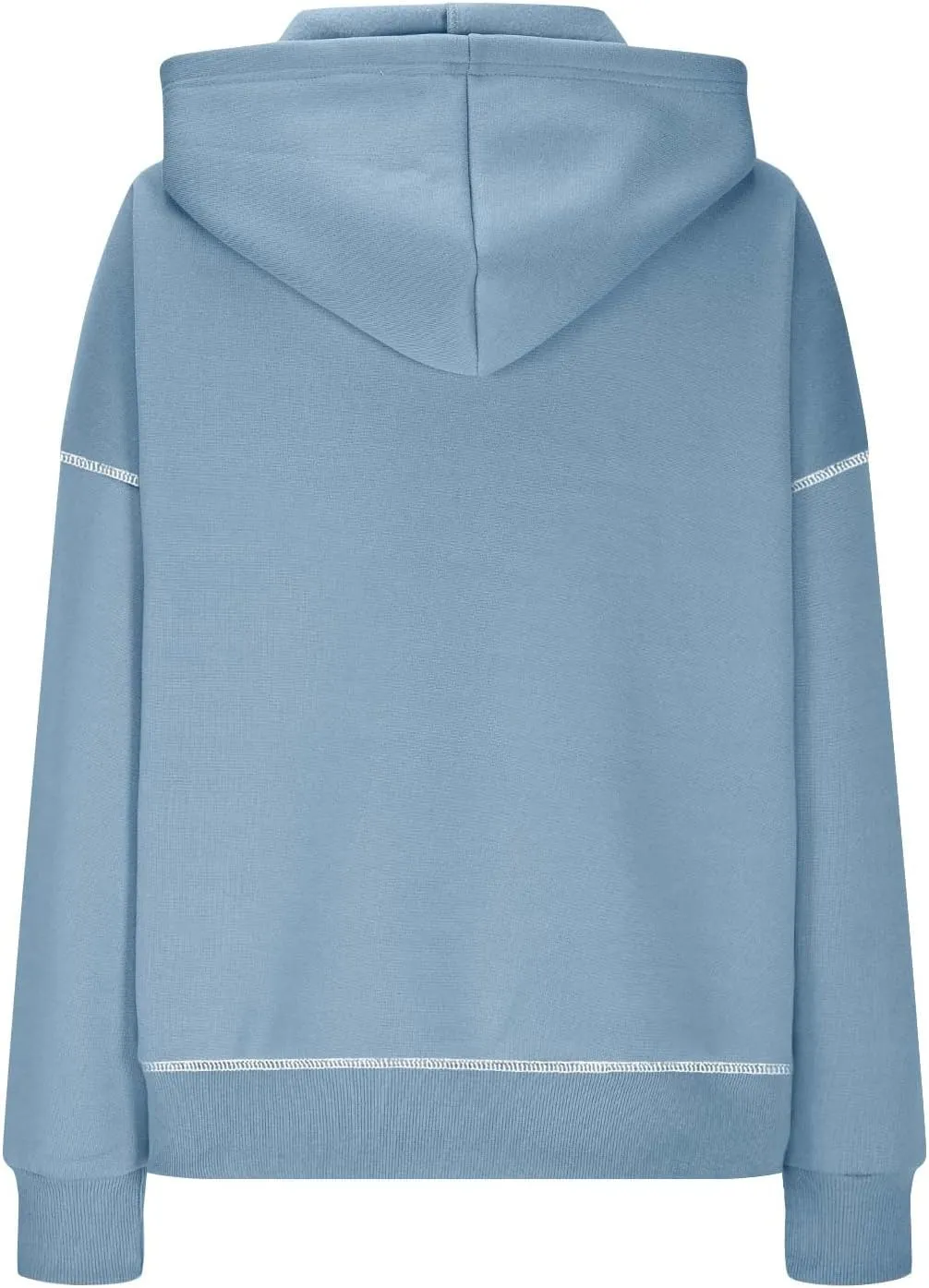 Women Y2K Cropped Hoodie Jackets Zip Up Drop Shoulder Long Sleeve Outwear Winter Casual Loose Fit Fleece Sweatshirt