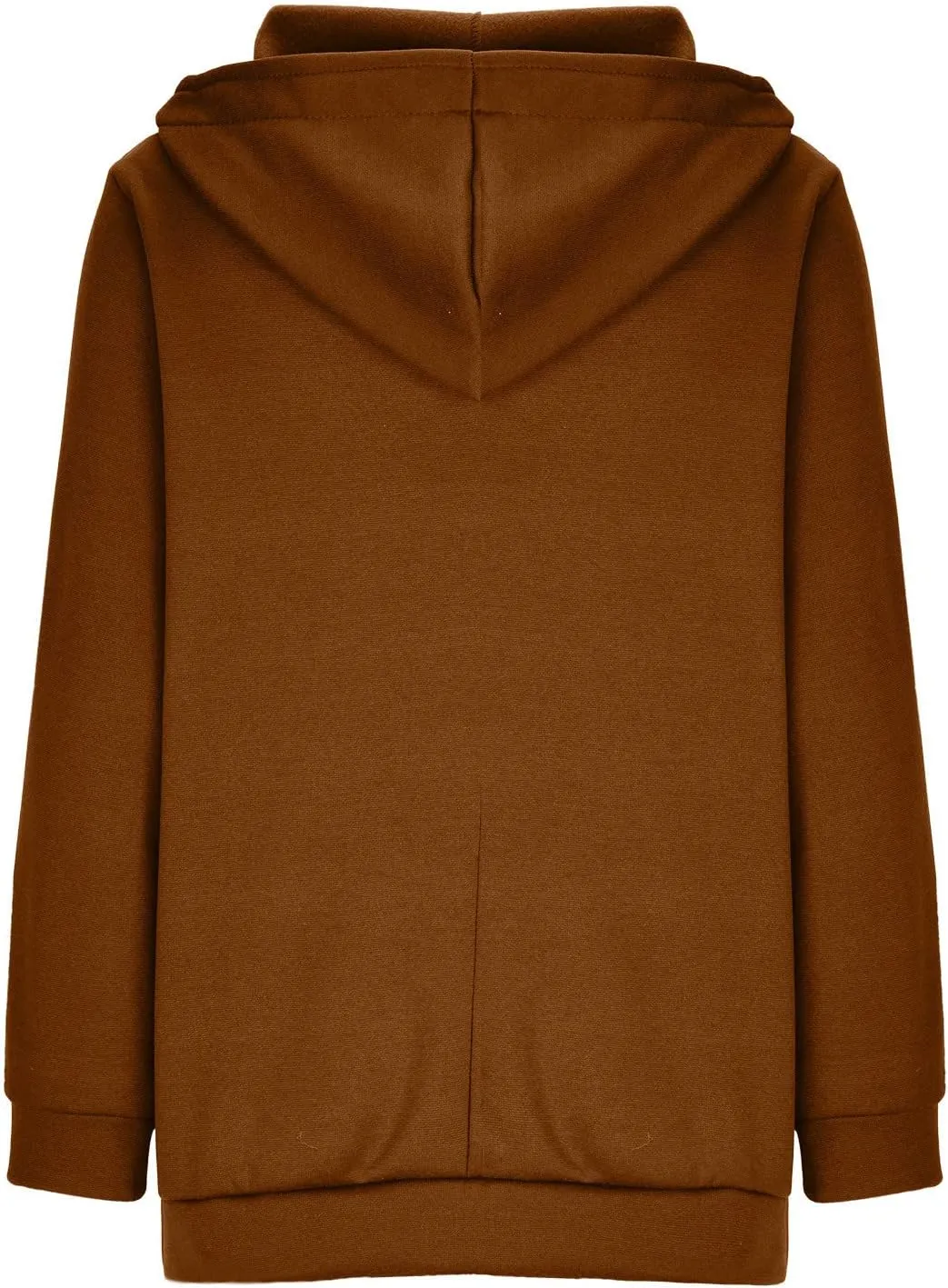 Women Zip Up Sweatshirt Fall Fleece Cozy Long Sleeve Plus Size Jacket Solid Color Y2k Trendy Hoodies with Pockets