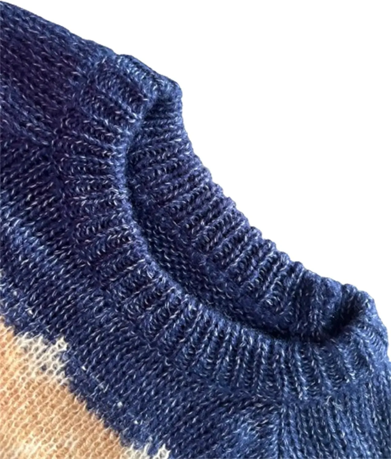 Women's Cable Knit Pullover Sweaters Oversized Chunky Fuzzy Mohair Sweatshirt Crewneck Long Sleeve Jumper Tops