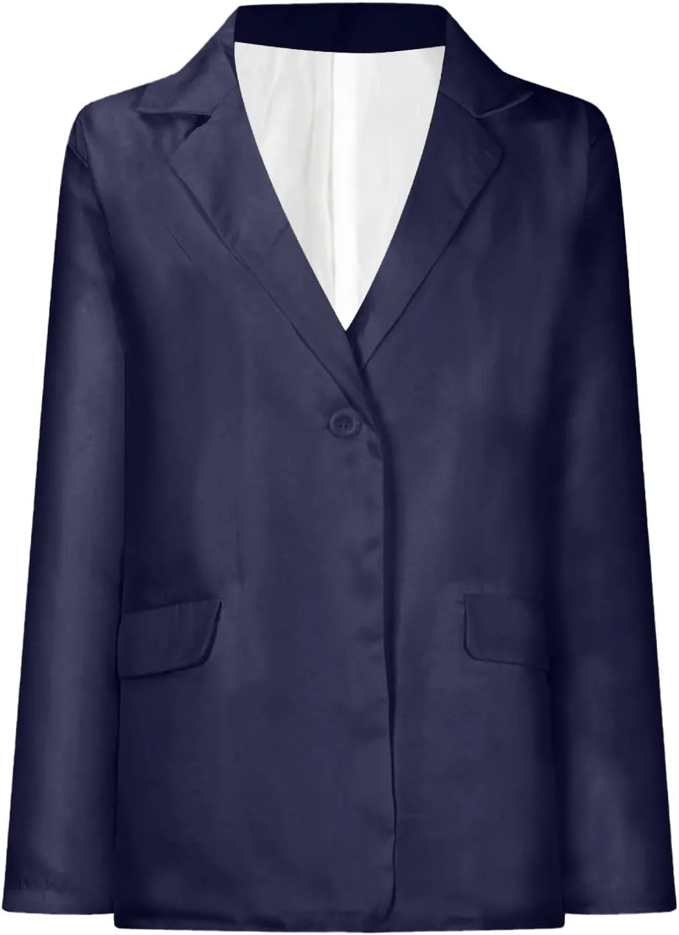 Womens Casual Blazers Open Front Business Long Sleeve Jackets Plus Size Lightweight Work Office Blazer Cardigan
