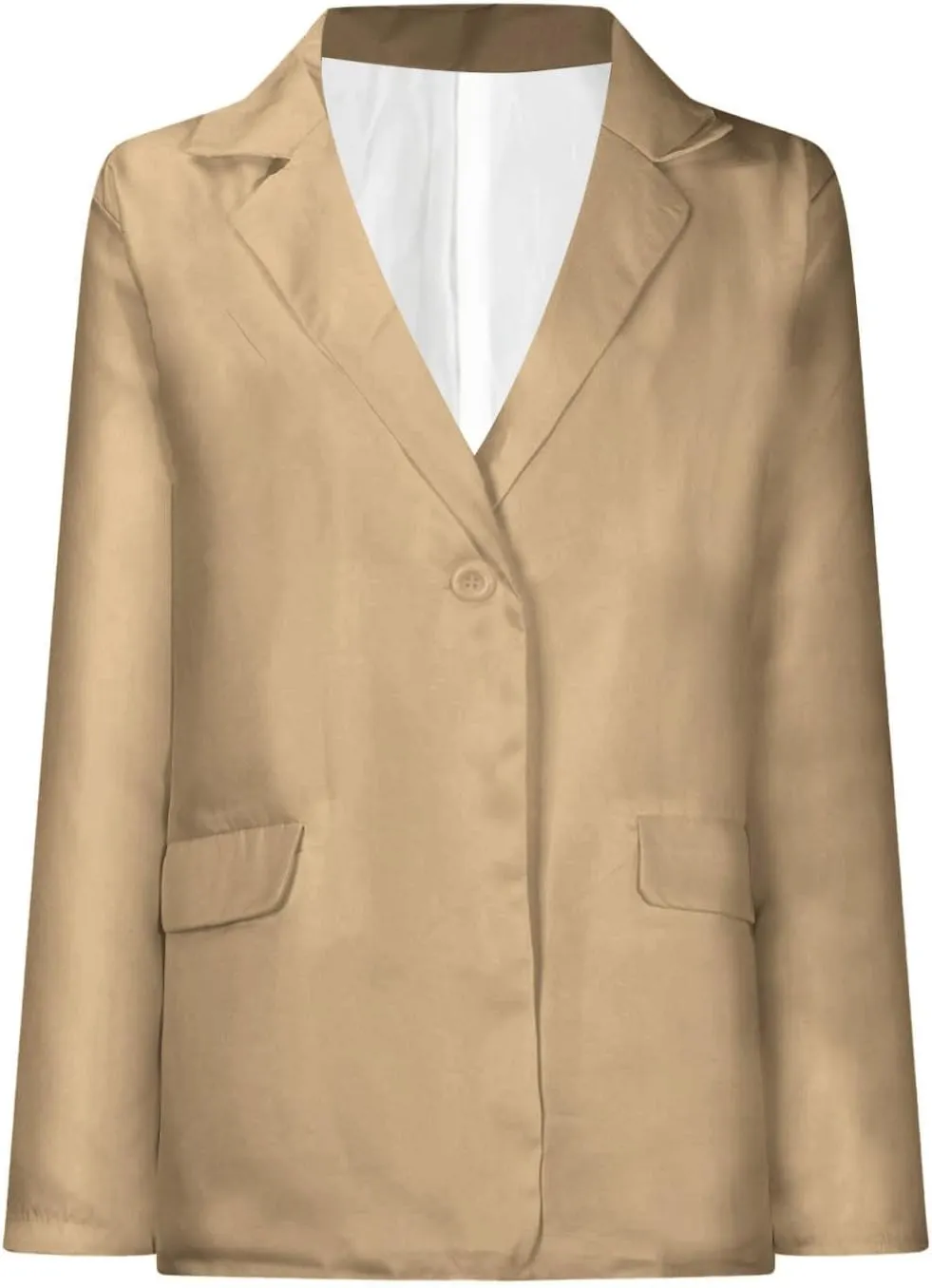 Womens Casual Blazers Open Front Business Long Sleeve Jackets Plus Size Lightweight Work Office Blazer Cardigan