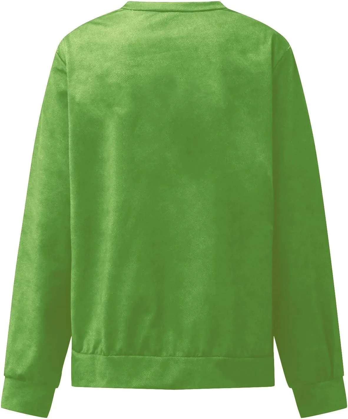 Womens Casual Sweatshirt Crewneck Loose Plain Pullover Tee Fashion Long Sleeve Lightweight Home Cozy Tunics Blouse
