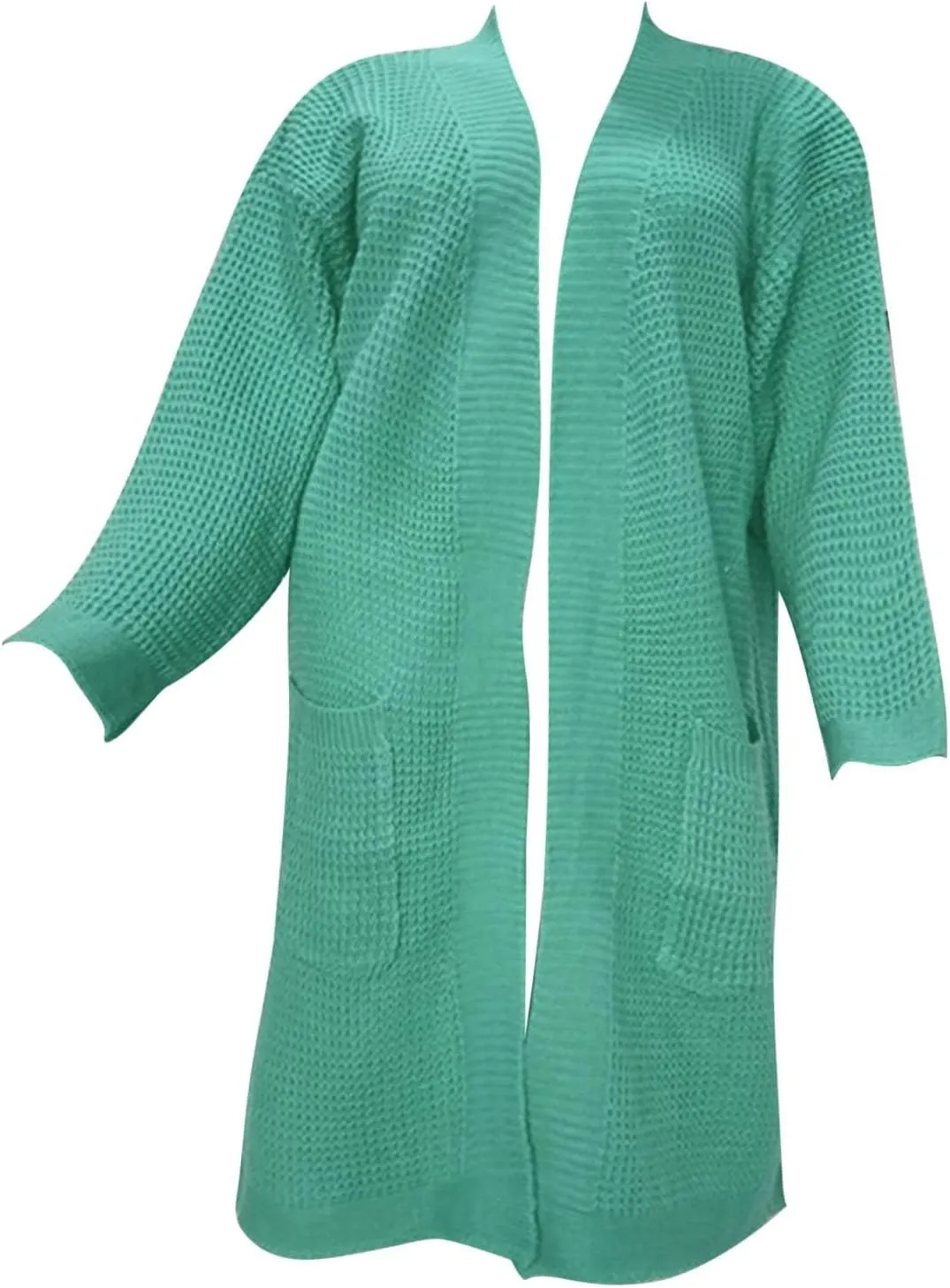 Women's Chunky Knit Open Front Cardigan Oversized Long Sleeve Sweater Ribbed Lighweight Dressy Casual Outwear