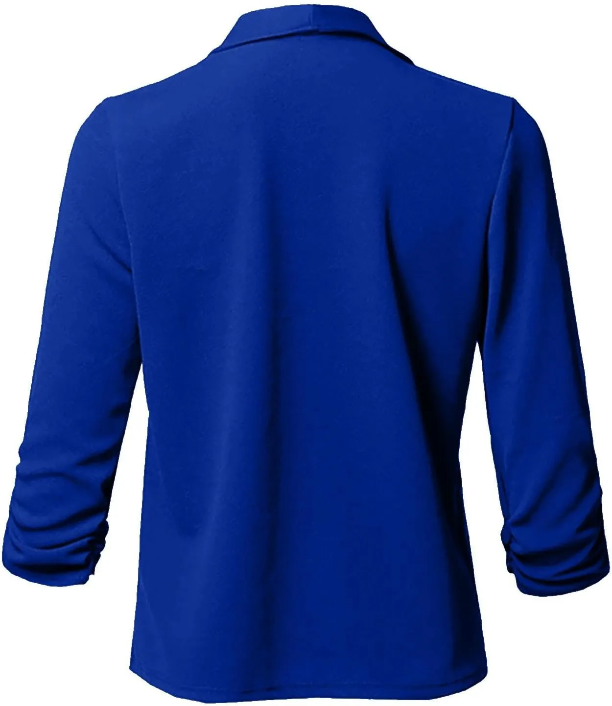 Womens Classic Simple Solid Blazers Long Sleeve Open Front Casual Jackets Soft Loose Fitted Cardigan Daily Work Suits