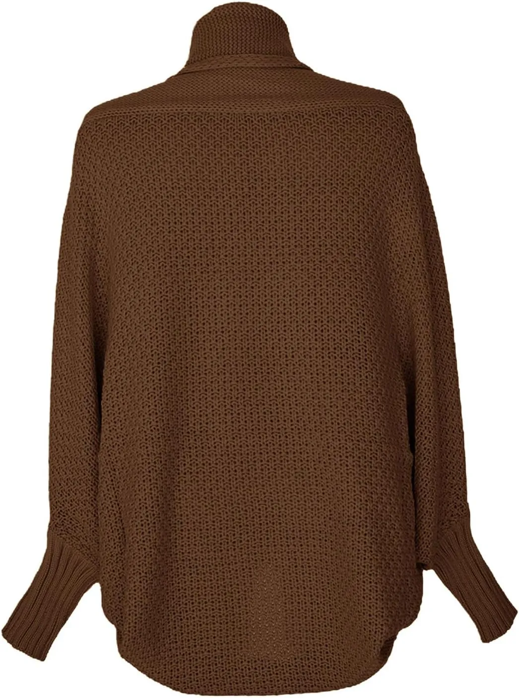 Women's Kimono Batwing Cable Open Front Knitted Cardigan Slouchy Oversized Wrap Sweater Outwear Coats Solid Color