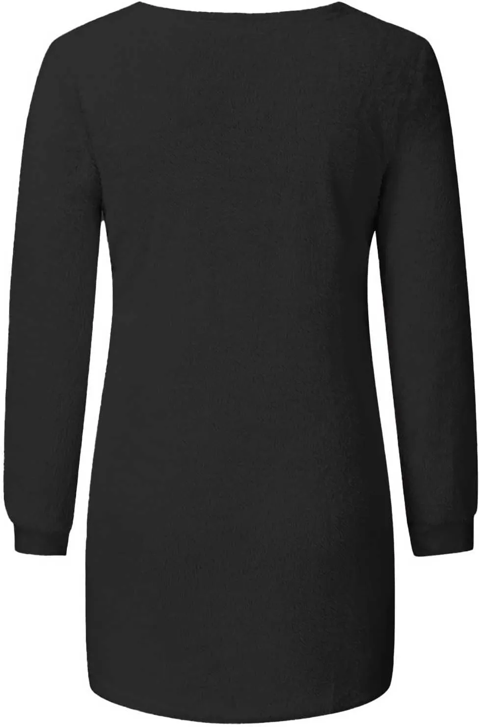 Womens Mock Neck Fuzzy Sweaters 2024 Long Sleeve Slim Fit Plush Pullovers Fleece Winter Soft Cozy Basic Tops Knitwear