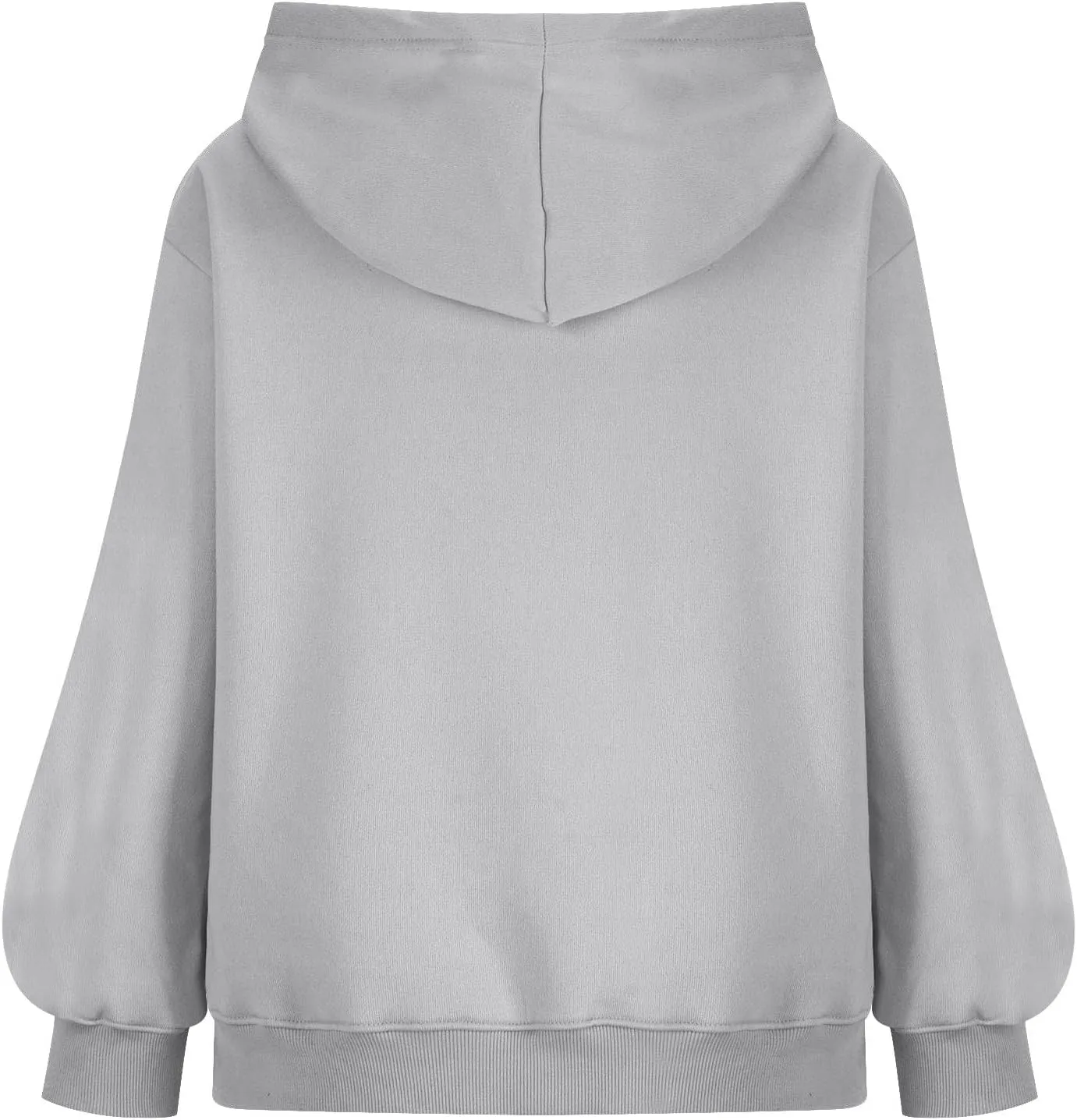 Womens Oversized Hoodies Fall Basic Casual Fleece Sweatshirts 2024 Preppy Drawstring Pullover with Kangaroo Pocket
