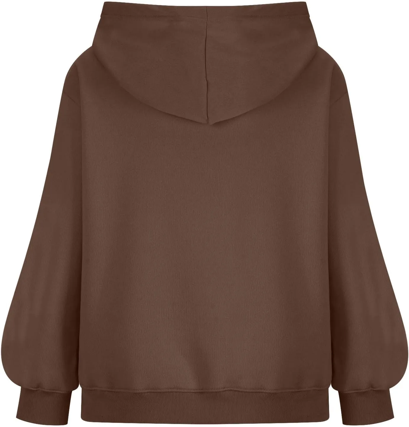 Womens Oversized Hoodies Fall Basic Casual Fleece Sweatshirts 2024 Preppy Drawstring Pullover with Kangaroo Pocket